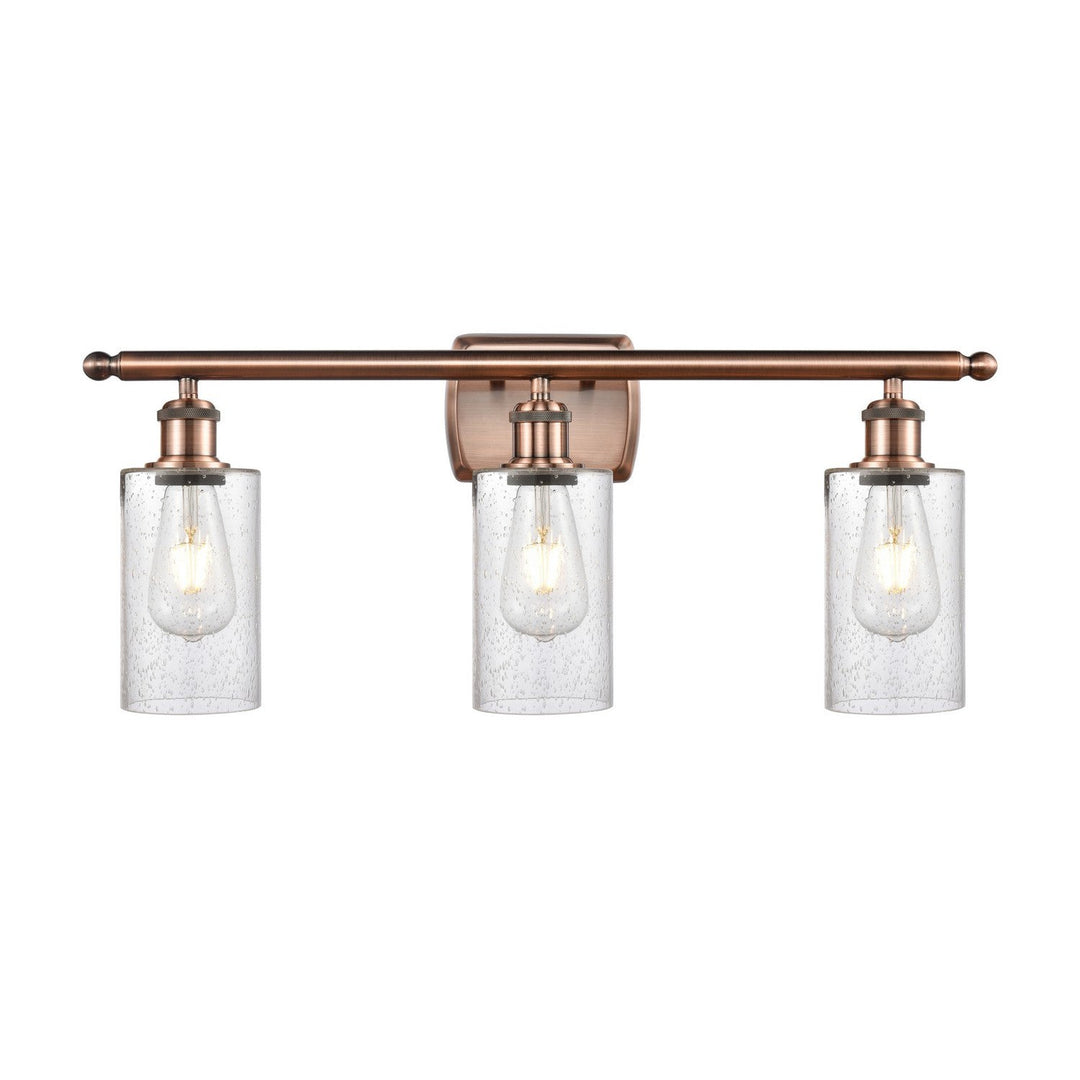 Innovations Ballston 516-3W-AC-G804 Bath Vanity Light 26 in. wide - Antique Copper