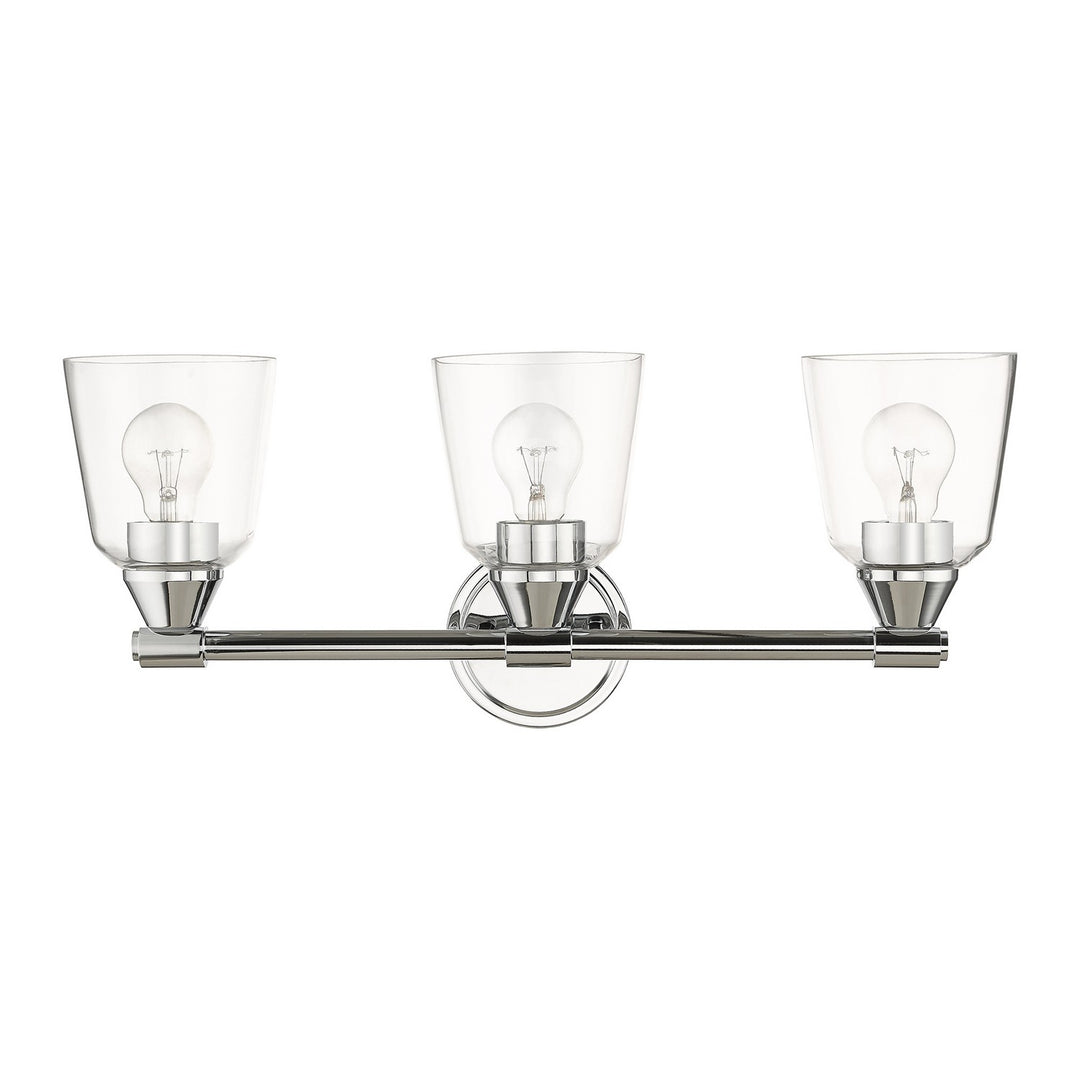 Livex Catania 16783-05 Bath Vanity Light 23 in. wide - Polished Chrome