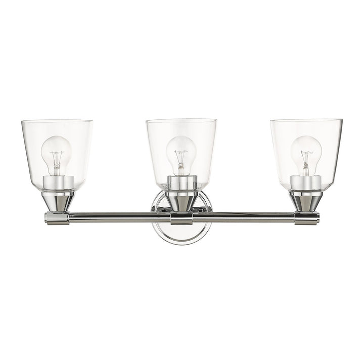 Livex Catania 16783-05 Bath Vanity Light 23 in. wide - Polished Chrome