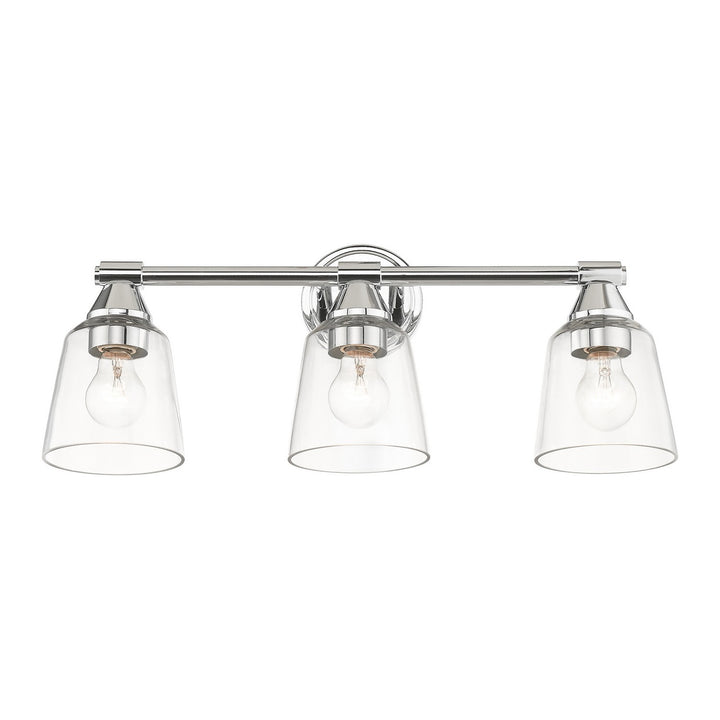 Livex Catania 16783-05 Bath Vanity Light 23 in. wide - Polished Chrome