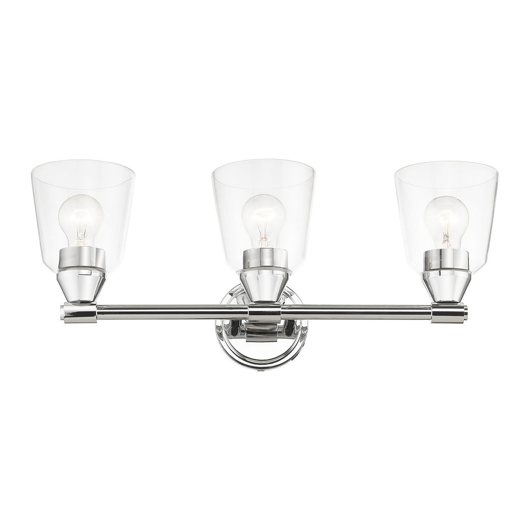 Livex Catania 16783-05 Bath Vanity Light 23 in. wide - Polished Chrome