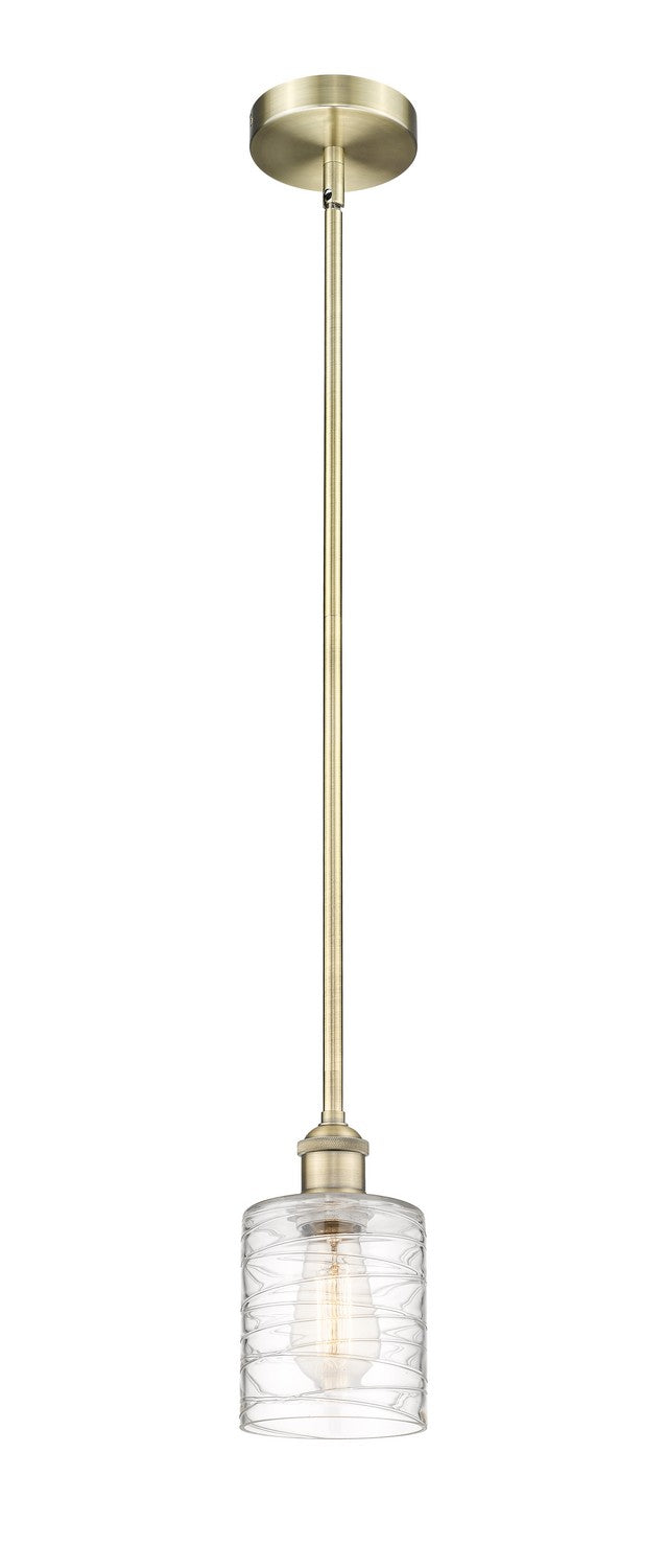 Innovations Edison 616-1S-AB-G1113 Pendant Light - Antique Brass