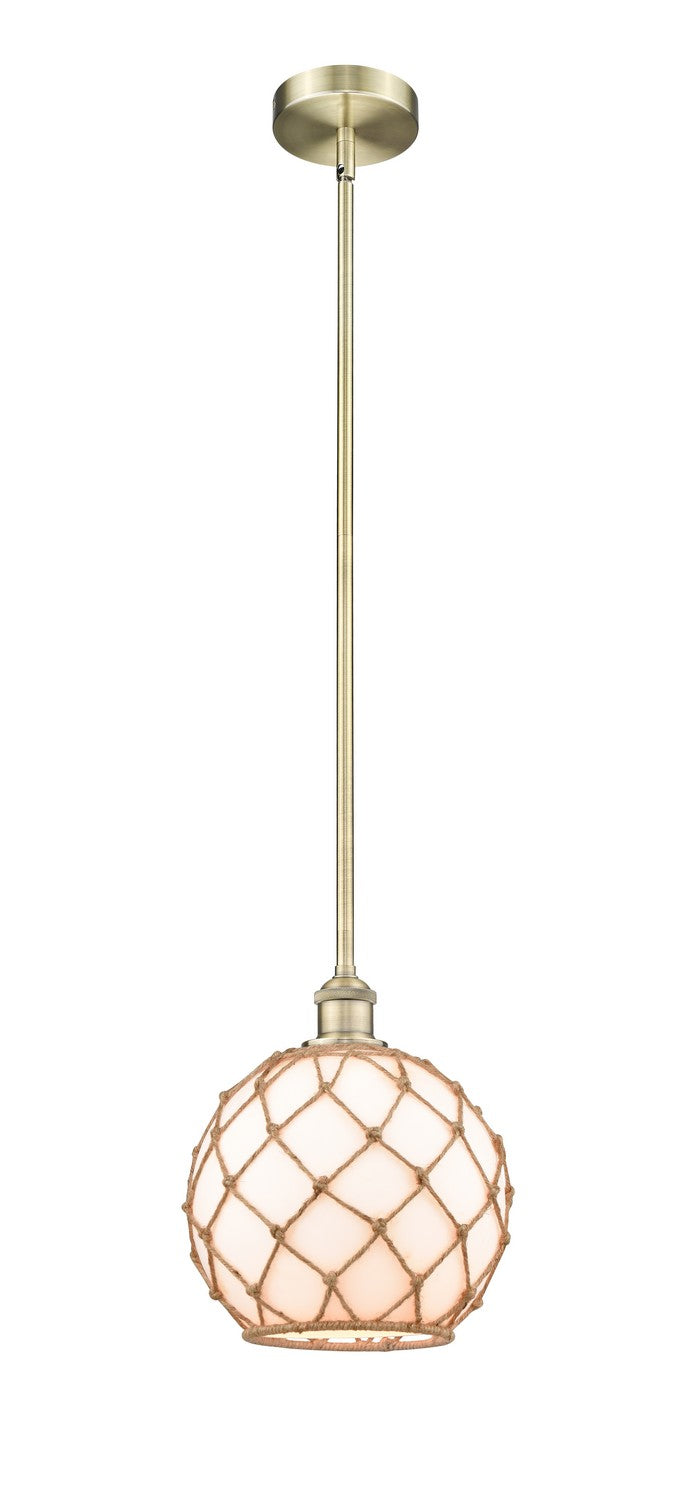 Innovations Edison 616-1S-AB-G121-10RB Pendant Light - Antique Brass