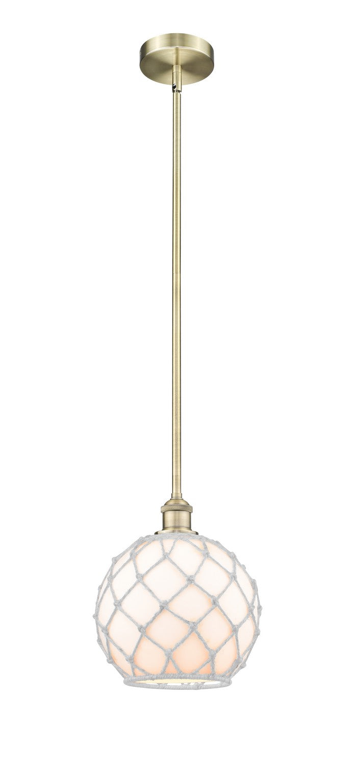 Innovations Edison 616-1S-AB-G122-10RB Pendant Light - Antique Brass