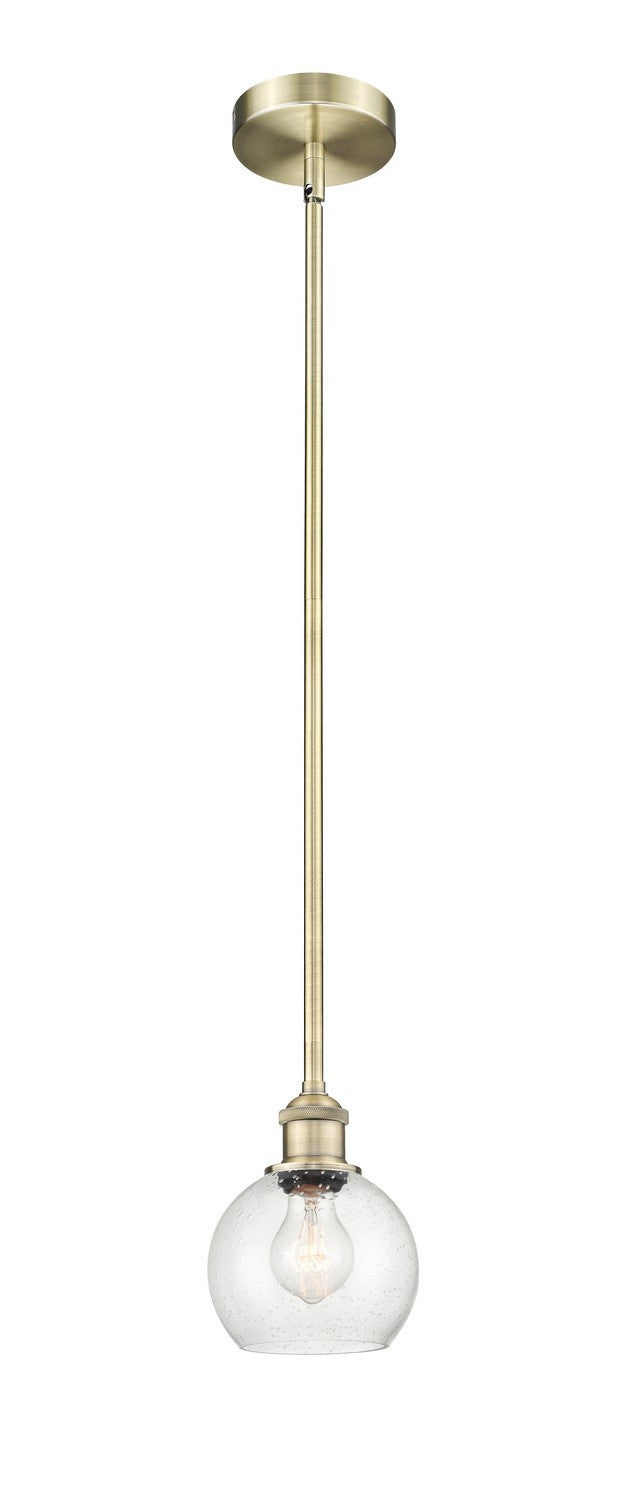 Innovations Edison 616-1S-AB-G124-6 Pendant Light - Antique Brass
