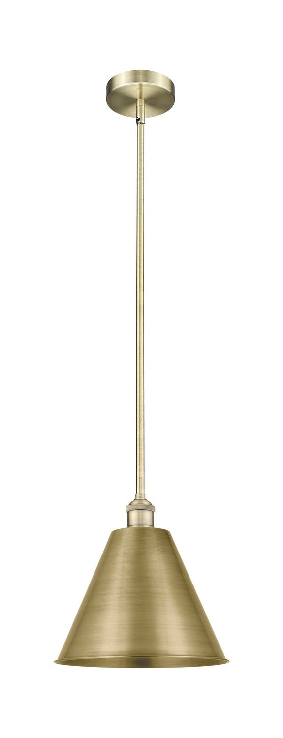 Innovations Edison 616-1S-AB-MBC-12-AB Pendant Light - Antique Brass