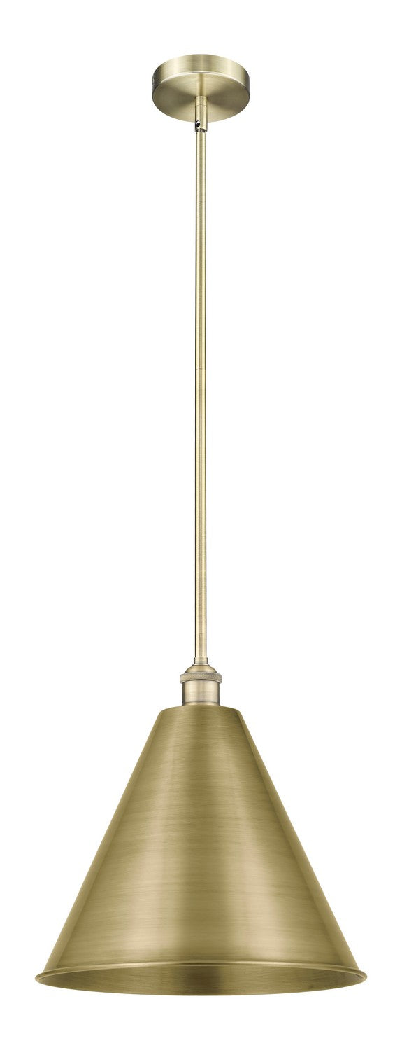 Innovations Edison 616-1S-AB-MBC-16-AB Pendant Light - Antique Brass