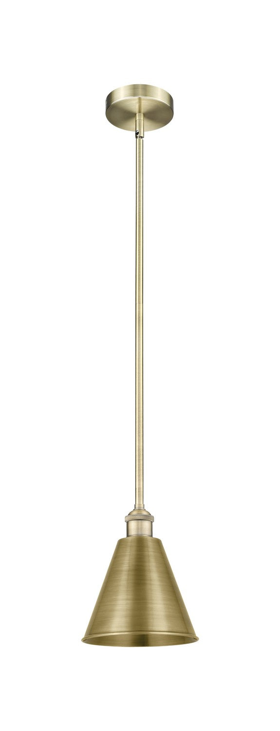 Innovations Edison 616-1S-AB-MBC-8-AB Pendant Light - Antique Brass