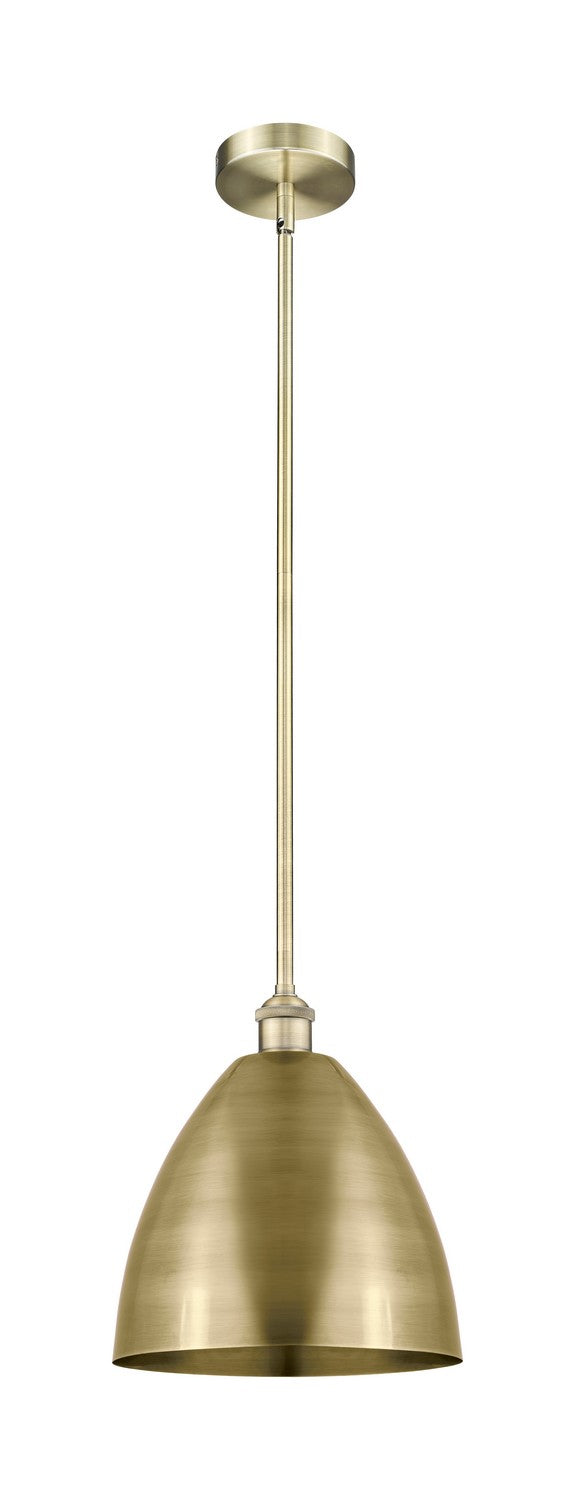 Innovations Edison 616-1S-AB-MBD-12-AB Pendant Light - Antique Brass
