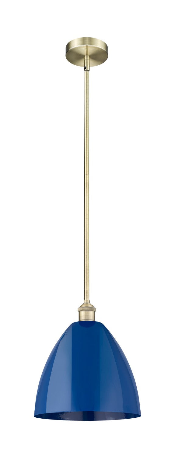 Innovations Edison 616-1S-AB-MBD-12-BL Pendant Light - Antique Brass