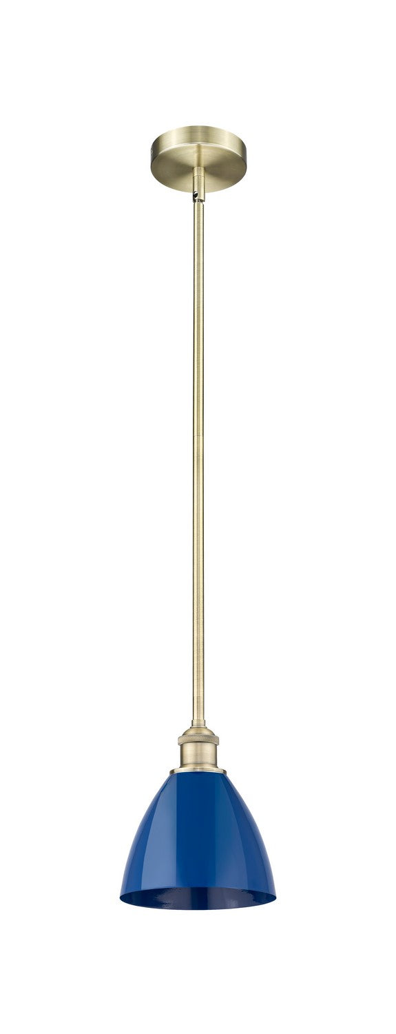 Innovations Edison 616-1S-AB-MBD-75-BL Pendant Light - Antique Brass