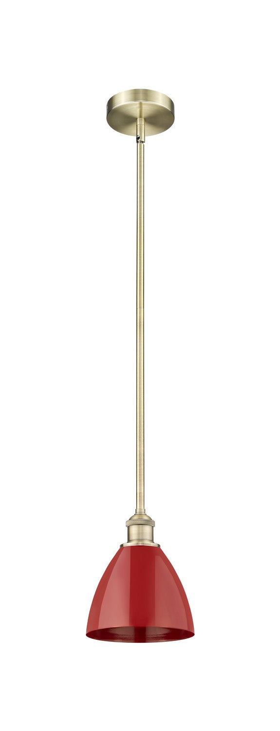 Innovations Edison 616-1S-AB-MBD-75-RD Pendant Light - Antique Brass