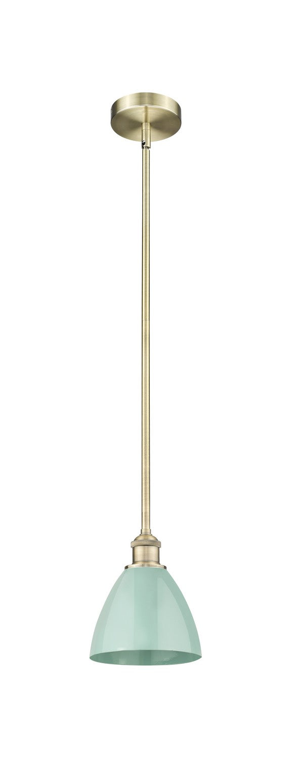 Innovations Edison 616-1S-AB-MBD-75-SF Pendant Light - Antique Brass