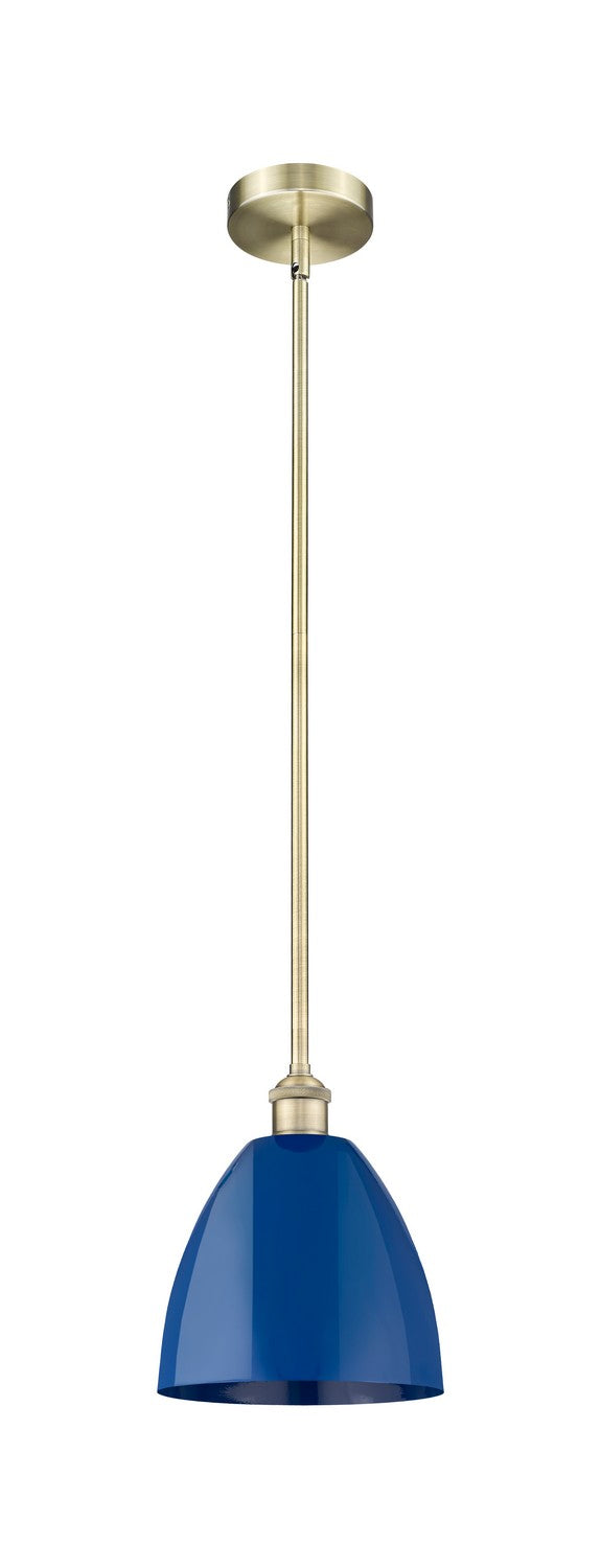 Innovations Edison 616-1S-AB-MBD-9-BL Pendant Light - Antique Brass