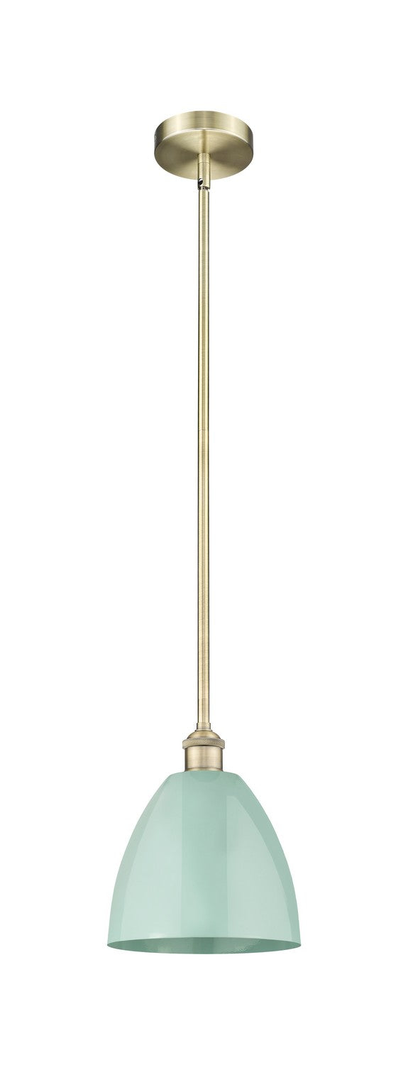 Innovations Edison 616-1S-AB-MBD-9-SF Pendant Light - Antique Brass