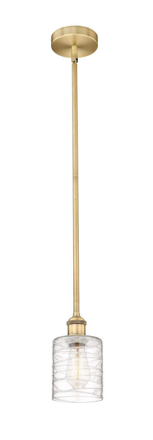 Innovations Edison 616-1S-BB-G1113 Pendant Light - Brushed Brass