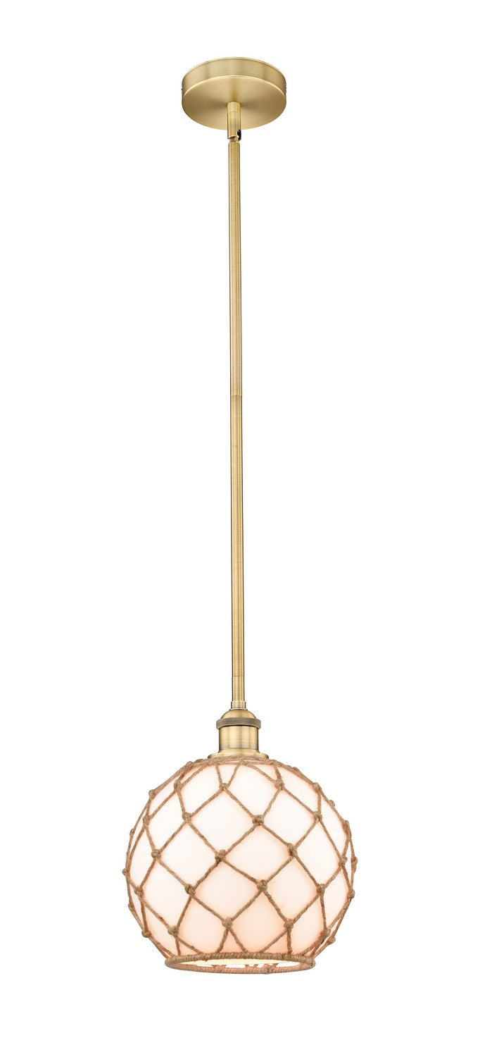 Innovations Edison 616-1S-BB-G121-10RB Pendant Light - Brushed Brass