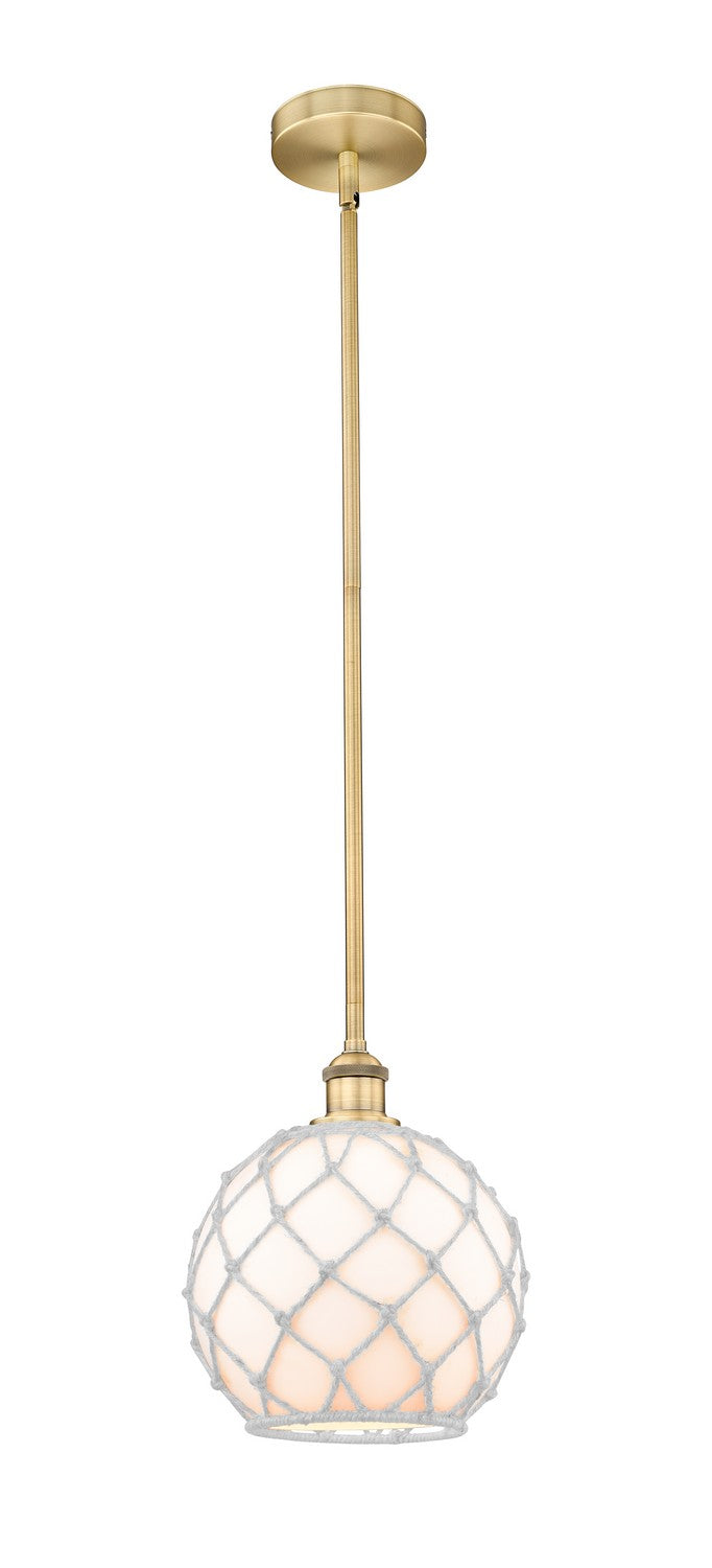Innovations Edison 616-1S-BB-G121-10RW Pendant Light - Brushed Brass
