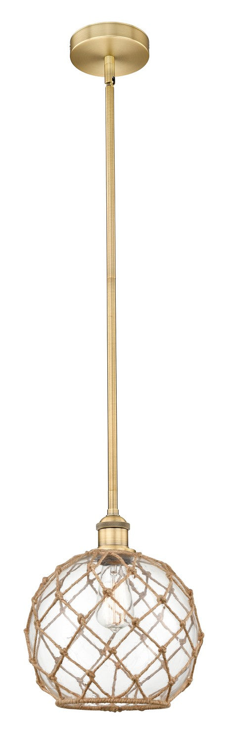Innovations Edison 616-1S-BB-G122-10RB Pendant Light - Brushed Brass