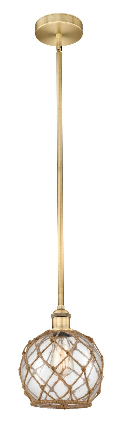 Innovations Edison 616-1S-BB-G122-8RB Pendant Light - Brushed Brass