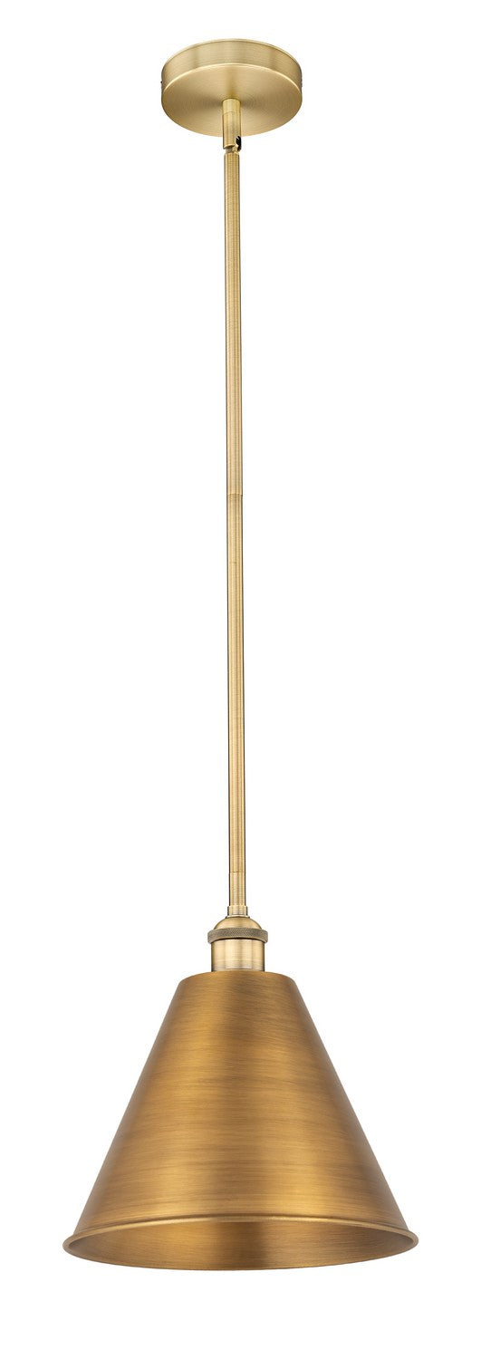 Innovations Edison 616-1S-BB-MBC-12-BB Pendant Light - Brushed Brass