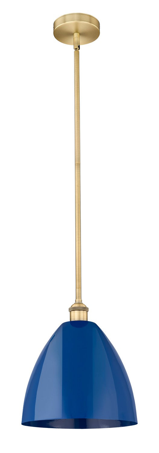 Innovations Edison 616-1S-BB-MBD-12-BL Pendant Light - Brushed Brass