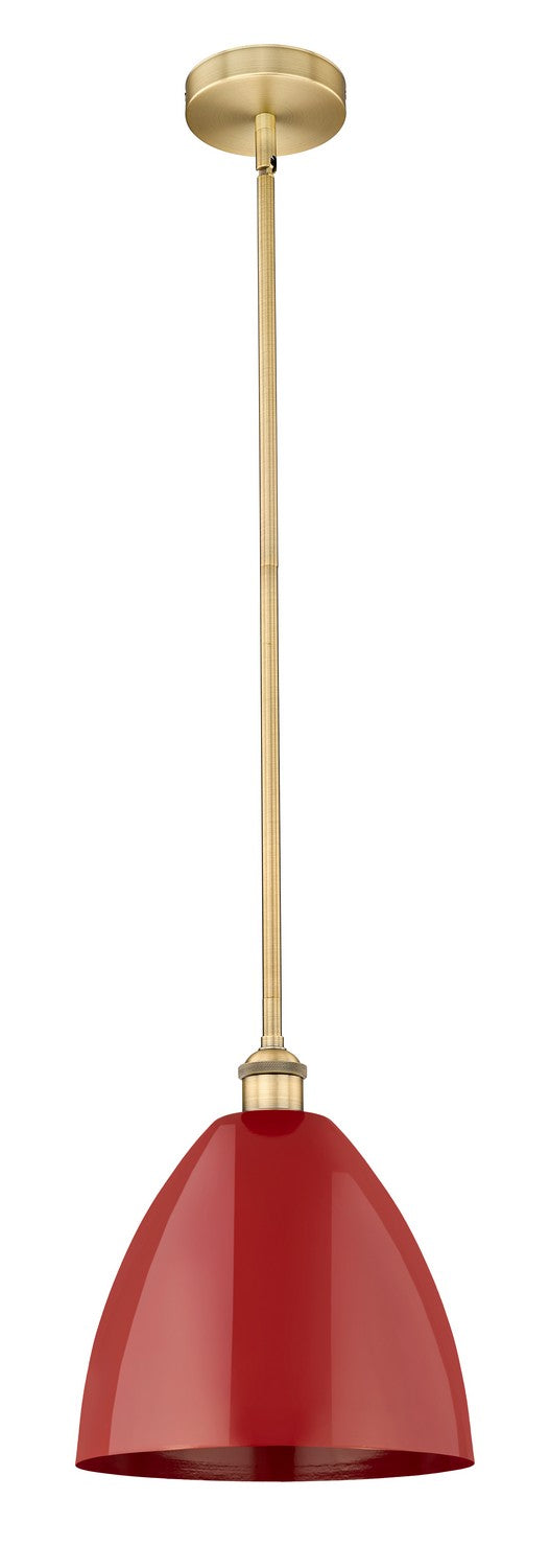 Innovations Edison 616-1S-BB-MBD-12-RD Pendant Light - Brushed Brass