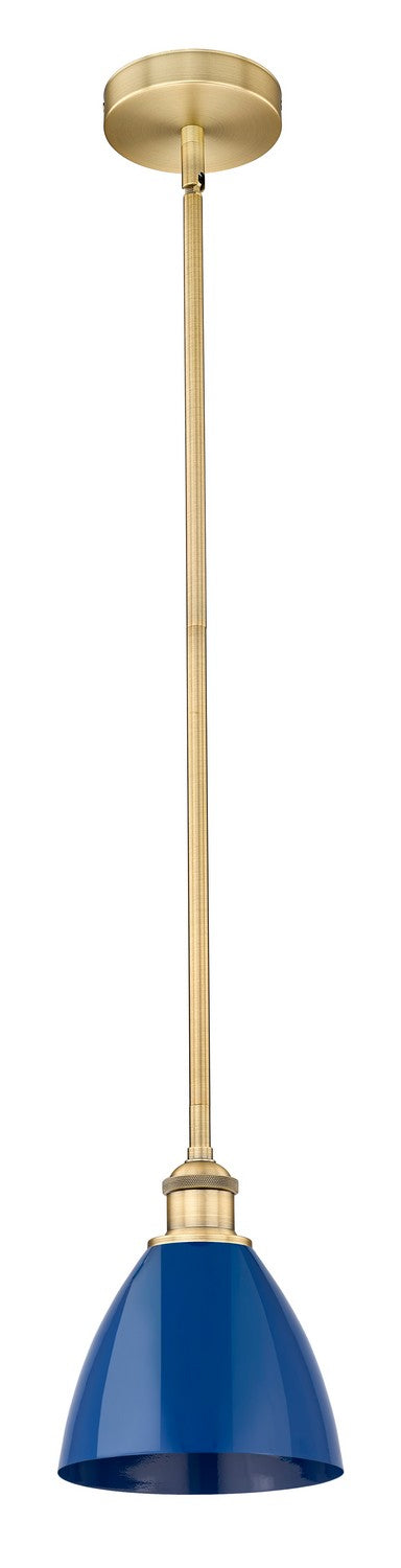 Innovations Edison 616-1S-BB-MBD-75-BL Pendant Light - Brushed Brass