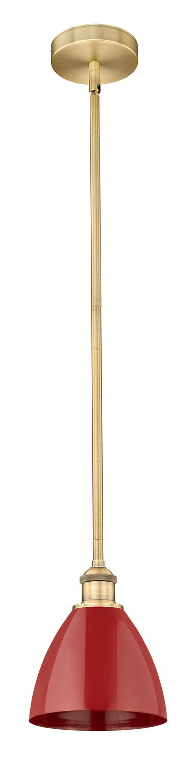 Innovations Edison 616-1S-BB-MBD-75-RD Pendant Light - Brushed Brass