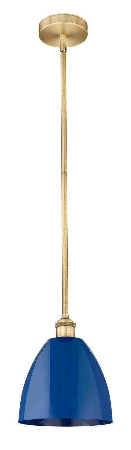 Innovations Edison 616-1S-BB-MBD-9-BL Pendant Light - Brushed Brass