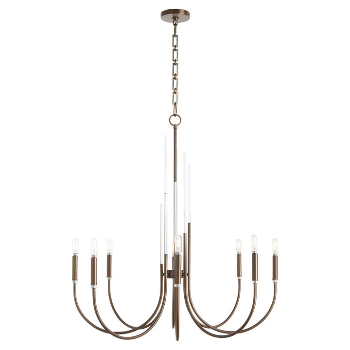 Quorum SUMMIT 6223-8-81 Chandelier Light - Dark Brass