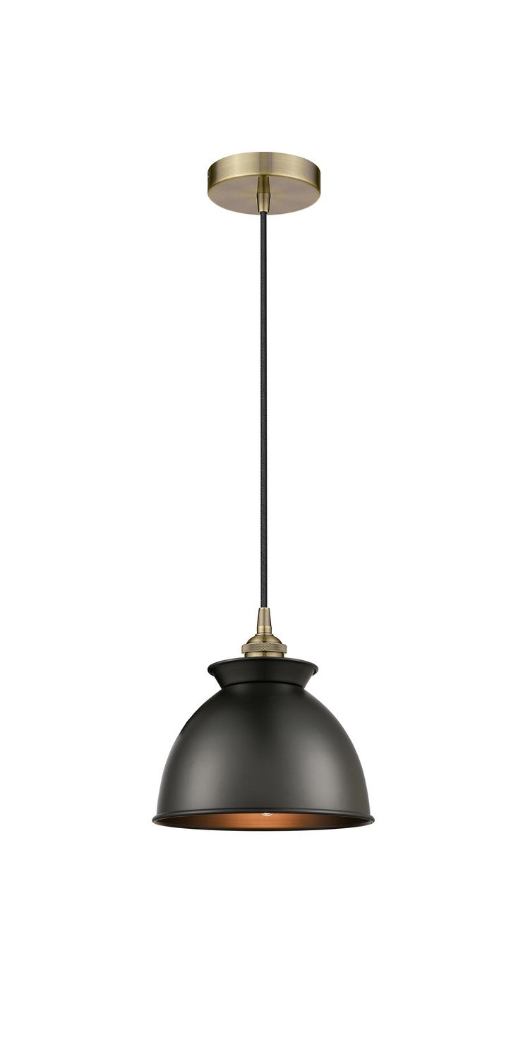 Innovations Edison 616-1P-AB-M14-BK Pendant Light - Antique Brass