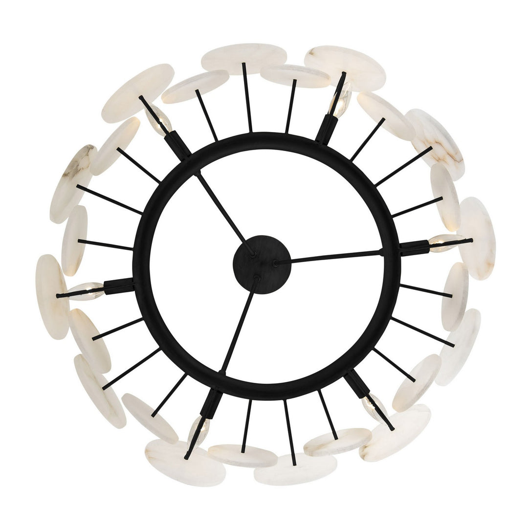 Varaluz Cosmos 370C06MB Chandelier Light - Matte Black