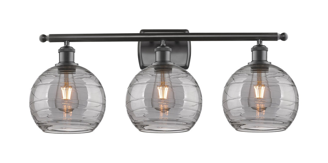 Innovations Ballston 516-3W-OB-G1213-8SM Bath Vanity Light 26 in. wide - Oil Rubbed Bronze