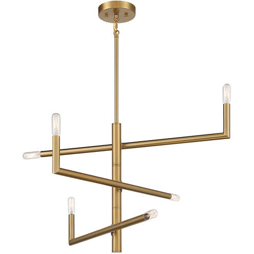 Savoy House Cristofer 1-1623-6-322 Chandelier Light - Warm Brass