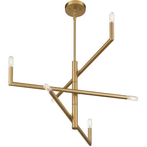 Savoy House Cristofer 1-1623-6-322 Chandelier Light - Warm Brass