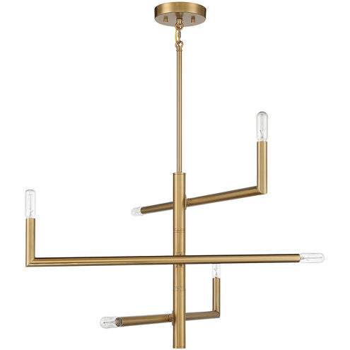 Savoy House Cristofer 1-1623-6-322 Chandelier Light - Warm Brass