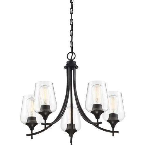 Savoy House Octave 1-4032-5-BK Chandelier Light - Black