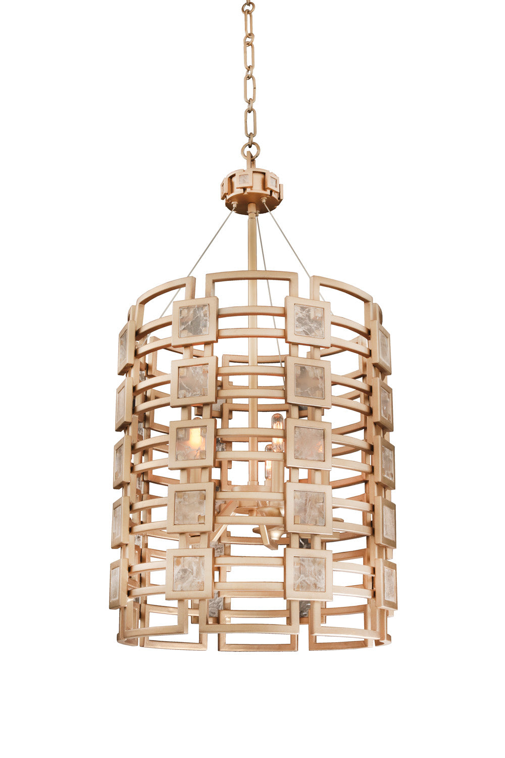 Kalco Metropolis 500650MG Pendant Light - Modern Gold