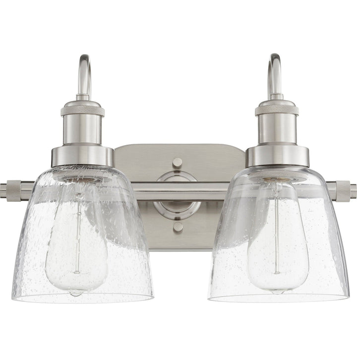 Quorum 508 Vanities 508-2-65 Bath Vanity Light 18 in. wide - Satin Nickel