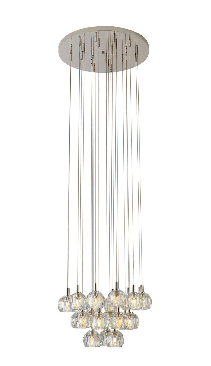 Bethel International BDC04C24N Chandelier Light - Polished Nickel