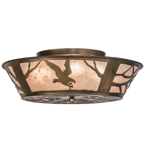 Meyda Tiffany Strike Of The Eagle 10013 Ceiling Light - Antique Copper