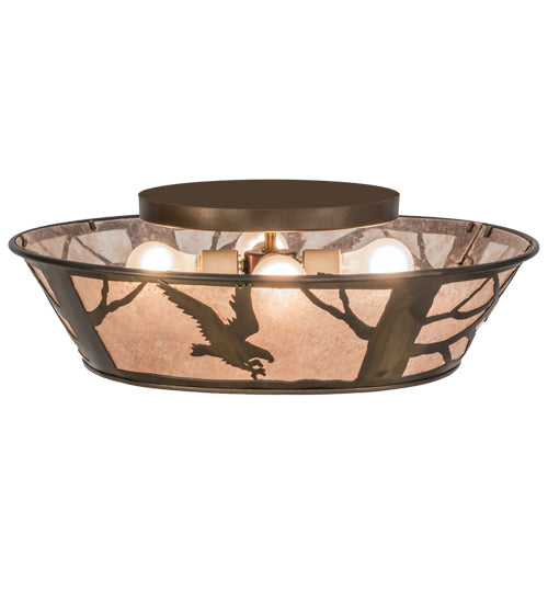 Meyda Tiffany Strike Of The Eagle 10013 Ceiling Light - Antique Copper