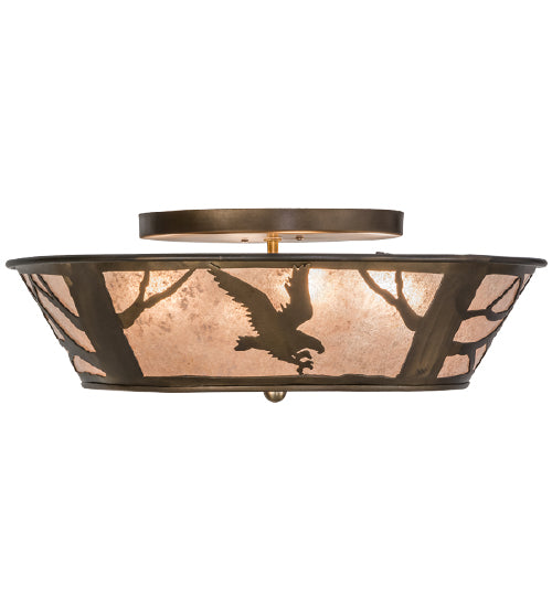 Meyda Tiffany Strike Of The Eagle 10013 Ceiling Light - Antique Copper