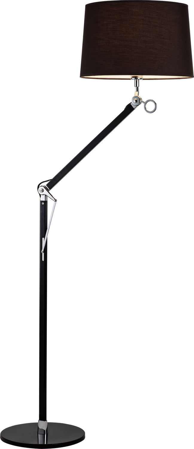 Pageone Lighting PF150014-CM/BK Coco Led Floor Lamp Lamp Black