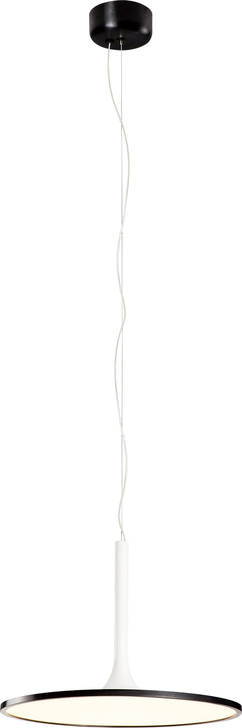 PageOne Piano PP020059-BBK/MH Pendant Light - Satin Brushed Black / Matte White