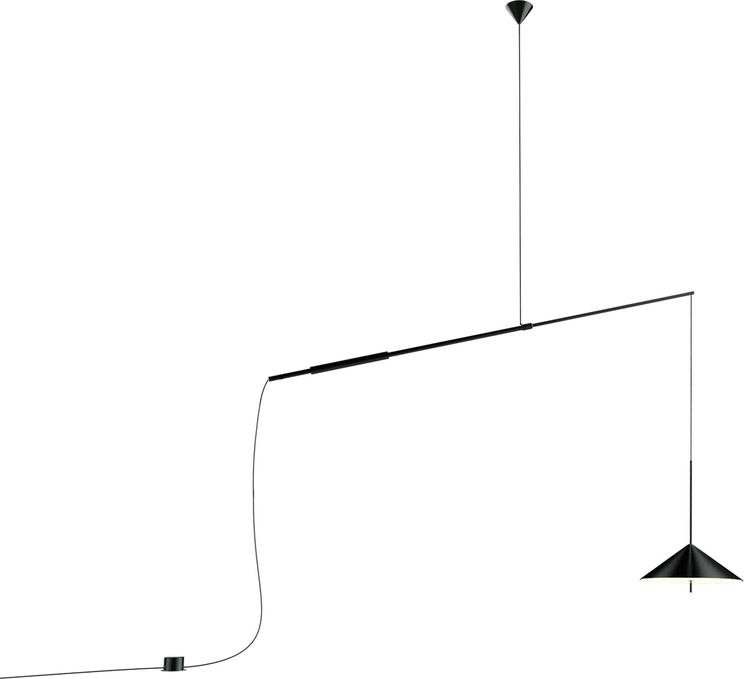 PageOne Fisher PP020217-SDG Pendant Light - Satin Dark Gray