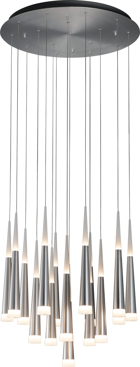 PageOne Meteor PP120105-AL Chandelier Light - Brushed Aluminum