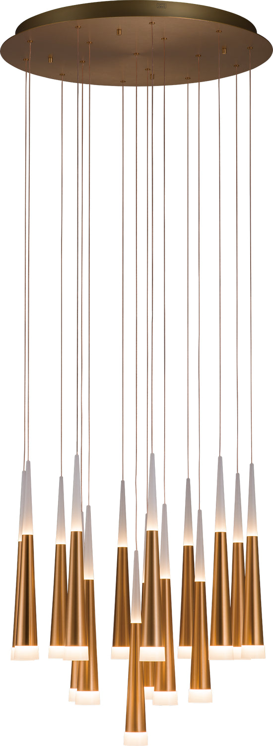 PageOne Meteor PP120105-BG Chandelier Light - Brushed Gold