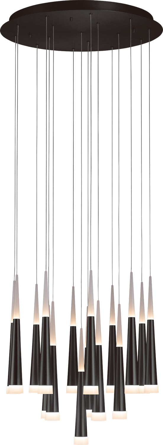 PageOne Meteor PP120105-SDG Chandelier Light - Satin Dark Gray